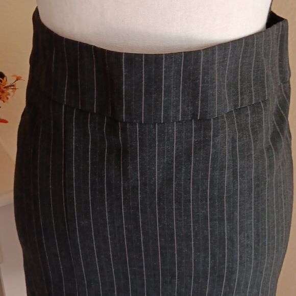 Portmans Pin Striped Skirt - Picture 2 of 10